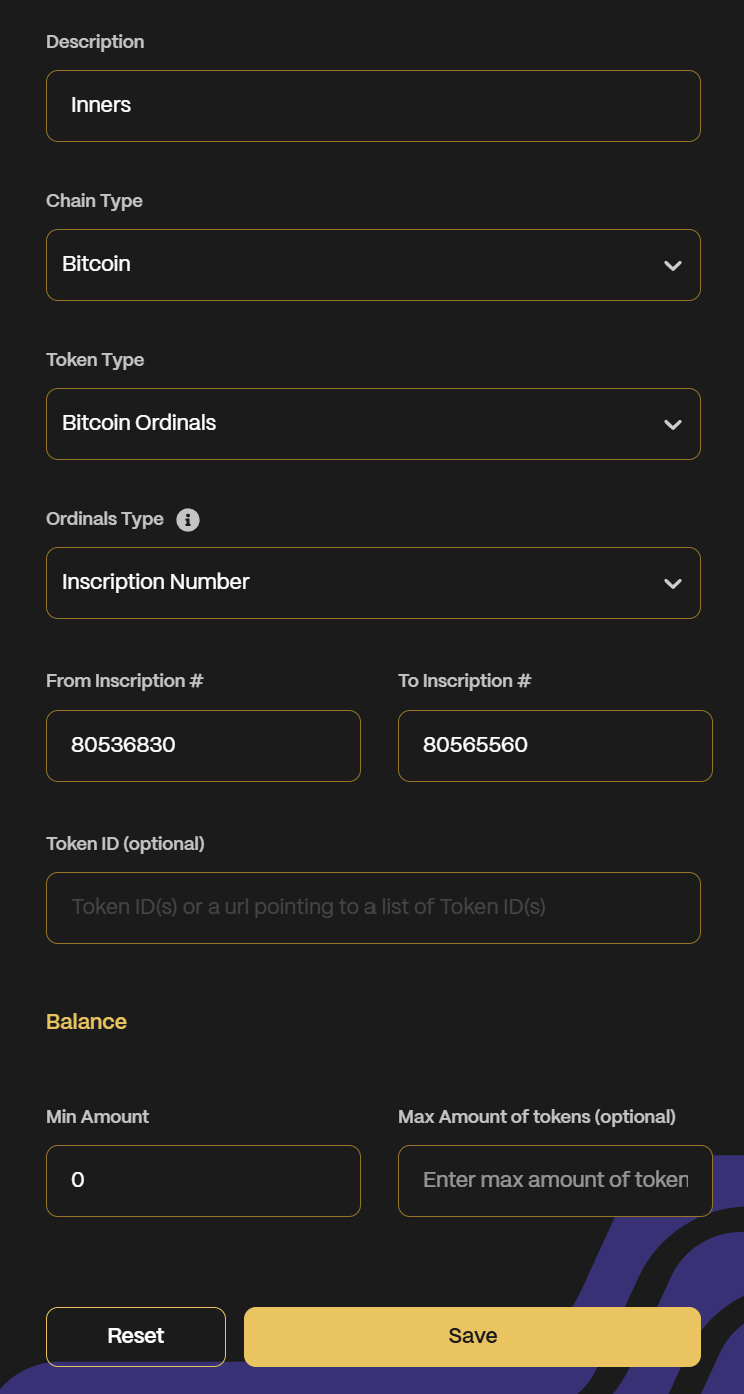 Create a Bitcoin Ordinals TGR
